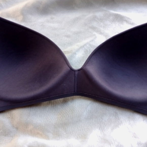 Victoria's Secret Incredible padded bra set black/purple sz32D wireless NWOT - Picture 3 of 5